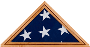 funeral home veterans info 000046 wood flag case